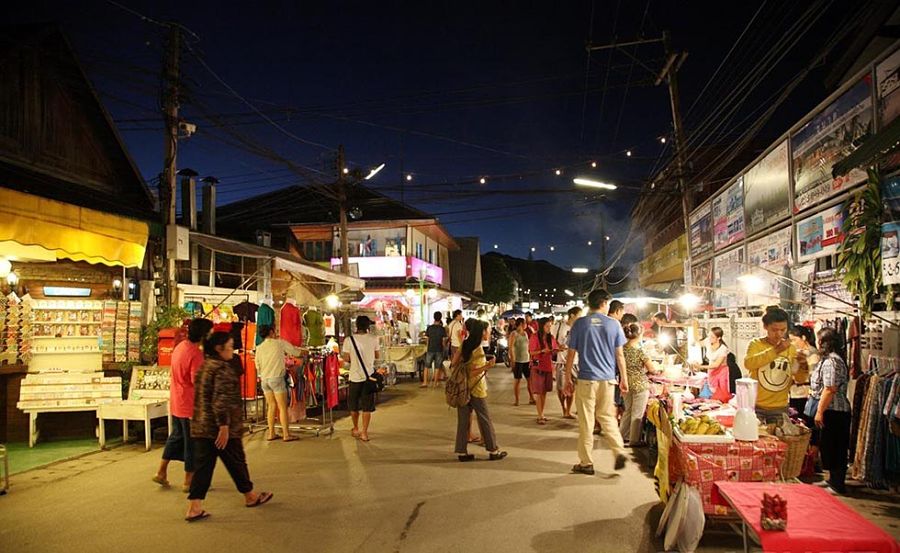 Guia de Pai Tailandia, donde comer mercado nocturno